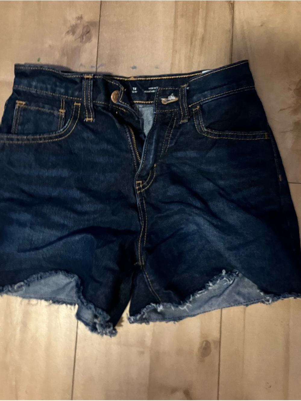 Old Navy Dark Blue Denim Cutoff Shorts